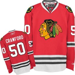 Corey Crawford Chicago Blackhawks Reebok Youth Premier Home Jersey (Red)