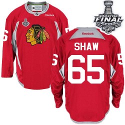 Andrew Shaw Chicago Blackhawks Reebok Authentic Practice 2015 Stanley Cup Jersey (Red)