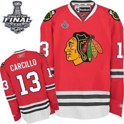 Daniel Carcillo Chicago Blackhawks Reebok Authentic Home 2015 Stanley Cup Jersey (Red)
