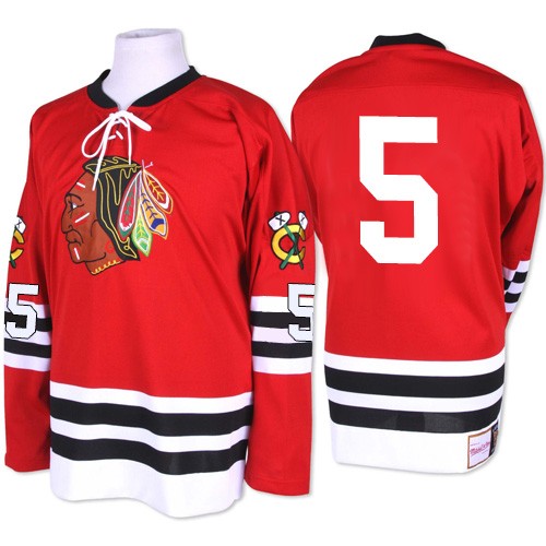 David Rundblad Chicago Blackhawks Mitchell and Ness Authentic 1960-61 Throwback Jersey (Red)