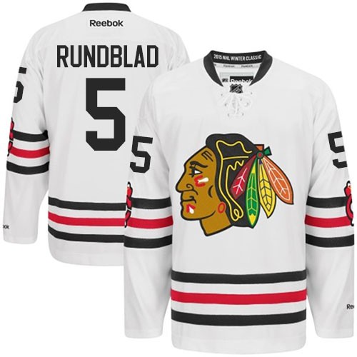 David Rundblad Chicago Blackhawks Reebok Premier 2015 Winter Classic Jersey (White)