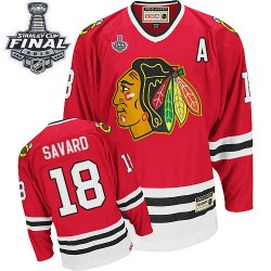 Denis Savard Chicago Blackhawks CCM Authentic Throwback 2015 Stanley Cup Jersey (Red)