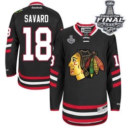 Denis Savard Chicago Blackhawks Reebok Premier 2014 Stadium Series 2015 Stanley Cup Jersey (Black)