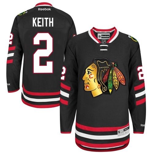 Duncan Keith Chicago Blackhawks Reebok Authentic 2014 Stadium Series Jersey (Black)