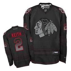 Duncan Keith Chicago Blackhawks Reebok Authentic Accelerator Jersey (Black)