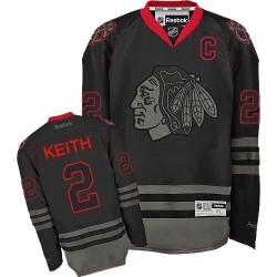 Duncan Keith Chicago Blackhawks Reebok Authentic Jersey (Black Ice)