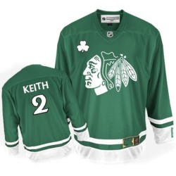 Duncan Keith Chicago Blackhawks Reebok Authentic St Patty's Day Jersey (Green)