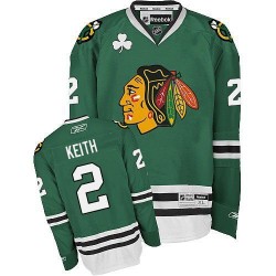 Duncan Keith Chicago Blackhawks Reebok Authentic Jersey (Green)