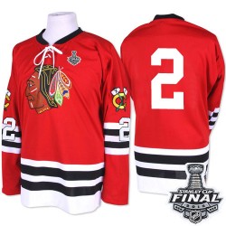 Duncan Keith Chicago Blackhawks Mitchell and Ness Authentic 1960-61 Throwback 2015 Stanley Cup Jersey (Red)