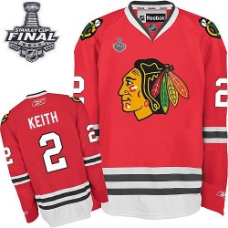 Duncan Keith Chicago Blackhawks Reebok Authentic Home 2015 Stanley Cup Jersey (Red)
