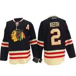 Duncan Keith Chicago Blackhawks Reebok Premier 2015 Winter Classic Jersey (Black)