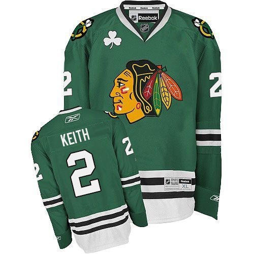 Duncan Keith Chicago Blackhawks Reebok Premier Jersey (Green)
