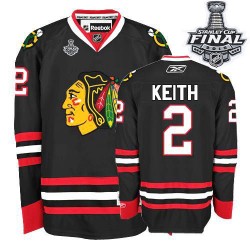 Duncan Keith Chicago Blackhawks Reebok Women's Premier Third 2015 Stanley Cup Jersey (Black)