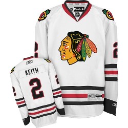 Duncan Keith Chicago Blackhawks Reebok Women's Premier Away Jersey (White)