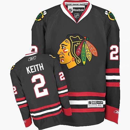 Duncan Keith Chicago Blackhawks Reebok Youth Authentic Third Jersey (Black)