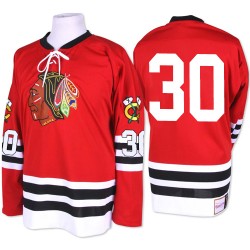 ED Belfour Chicago Blackhawks Mitchell and Ness Premier 1960-61 Throwback Jersey (Red)