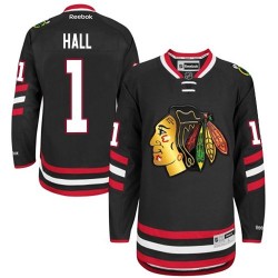 Glenn Hall Chicago Blackhawks Reebok Premier 2014 Stadium Series Jersey (Black)