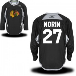 Jeremy Morin Chicago Blackhawks Reebok Premier Practice Alternate Jersey (Black)