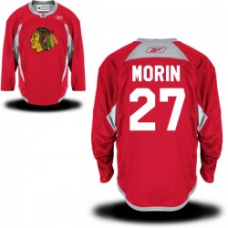 Jeremy Morin Chicago Blackhawks Reebok Premier Practice Team Jersey (Red)