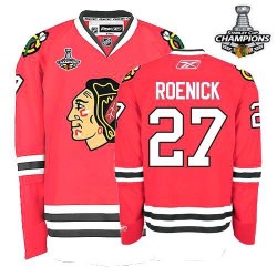 Jeremy Roenick Chicago Blackhawks Reebok Premier 2013 Stanley Cup Champions Jersey (Red)