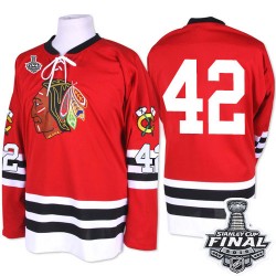 Joakim Nordstrom Chicago Blackhawks Mitchell and Ness Authentic 1960-61 Throwback 2015 Stanley Cup Jersey (Red)