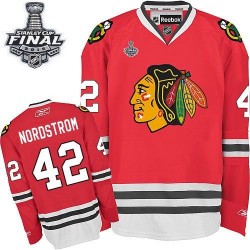 Joakim Nordstrom Chicago Blackhawks Reebok Authentic Home 2015 Stanley Cup Jersey (Red)