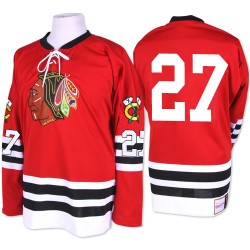 Johnny Oduya Chicago Blackhawks Mitchell and Ness Authentic 1960-61 Throwback Jersey (Red)