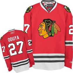 Johnny Oduya Chicago Blackhawks Reebok Authentic Home Jersey (Red)