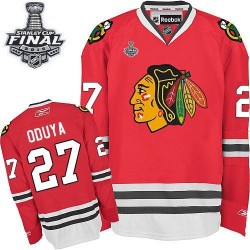 Johnny Oduya Chicago Blackhawks Reebok Authentic Home 2015 Stanley Cup Jersey (Red)