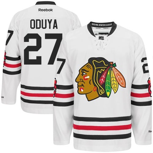Johnny Oduya Chicago Blackhawks Reebok Authentic 2015 Winter Classic Jersey (White)