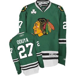 Johnny Oduya Chicago Blackhawks Reebok Authentic Jersey (Green)