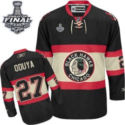 Johnny Oduya Chicago Blackhawks Reebok Youth Premier New Third 2015 Stanley Cup Jersey (Black)