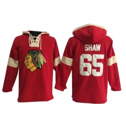 Andrew Shaw Chicago Blackhawks Premier Old Time Hockey Pullover Hoodie Jersey (Red)