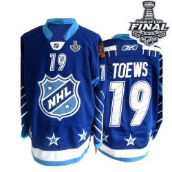 Jonathan Toews Chicago Blackhawks Reebok Authentic 2011 All Star 2015 Stanley Cup Jersey (Blue)