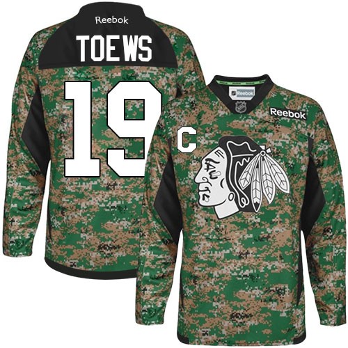 Jonathan Toews Chicago Blackhawks Reebok Authentic Veterans Day Practice Jersey (Camo)