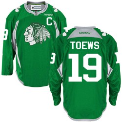 Jonathan Toews Chicago Blackhawks Reebok Authentic Practice Jersey (Green)