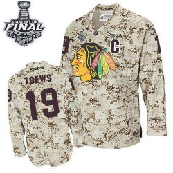 Jonathan Toews Chicago Blackhawks Reebok Authentic 2015 Stanley Cup Jersey (Camouflage)