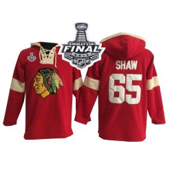 Andrew Shaw Chicago Blackhawks Premier Old Time Hockey Pullover Hoodie 2015 Stanley Cup Jersey (Red)