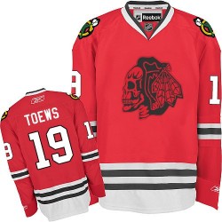 Jonathan Toews Chicago Blackhawks Reebok Authentic Skull Jersey (Red)