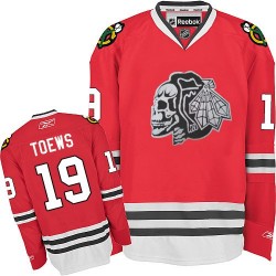 Jonathan Toews Chicago Blackhawks Reebok Authentic Red Skull Jersey (White)
