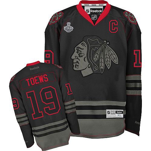 Jonathan Toews Chicago Blackhawks Reebok Premier Jersey (Black Ice)