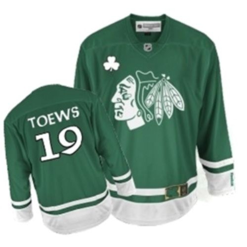 Jonathan Toews Chicago Blackhawks Reebok Premier St Patty's Day Jersey (Green)