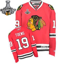 Jonathan Toews Chicago Blackhawks Reebok Premier 2013 Stanley Cup Champions Jersey (Red)