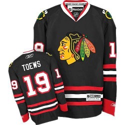 Jonathan Toews Chicago Blackhawks Reebok Youth Premier Third Jersey (Black)