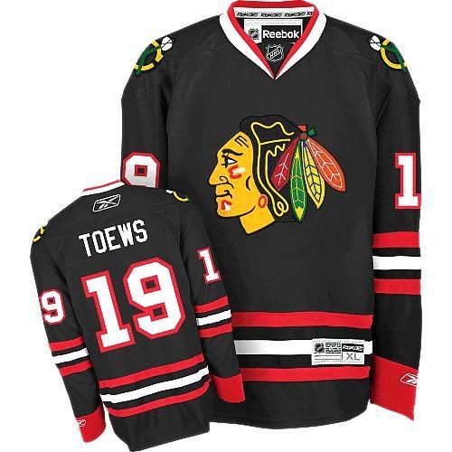 Jonathan Toews Chicago Blackhawks Reebok Youth Premier Third Jersey (Black)