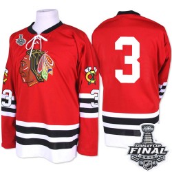 Keith Magnuson Chicago Blackhawks Mitchell and Ness Authentic 1960-61 Throwback 2015 Stanley Cup Jersey (Red)