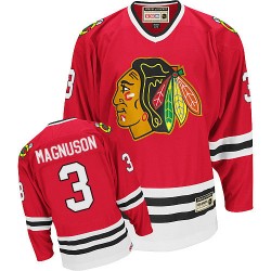 Keith Magnuson Chicago Blackhawks CCM Premier Throwback Jersey (Red)
