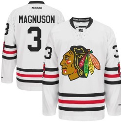 Keith Magnuson Chicago Blackhawks Reebok Premier 2015 Winter Classic Jersey (White)