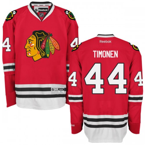 Kimmo Timonen Chicago Blackhawks Reebok Authentic Home Jersey (Red)