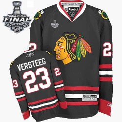 Kris Versteeg Chicago Blackhawks Reebok Authentic Third 2015 Stanley Cup Jersey (Black)